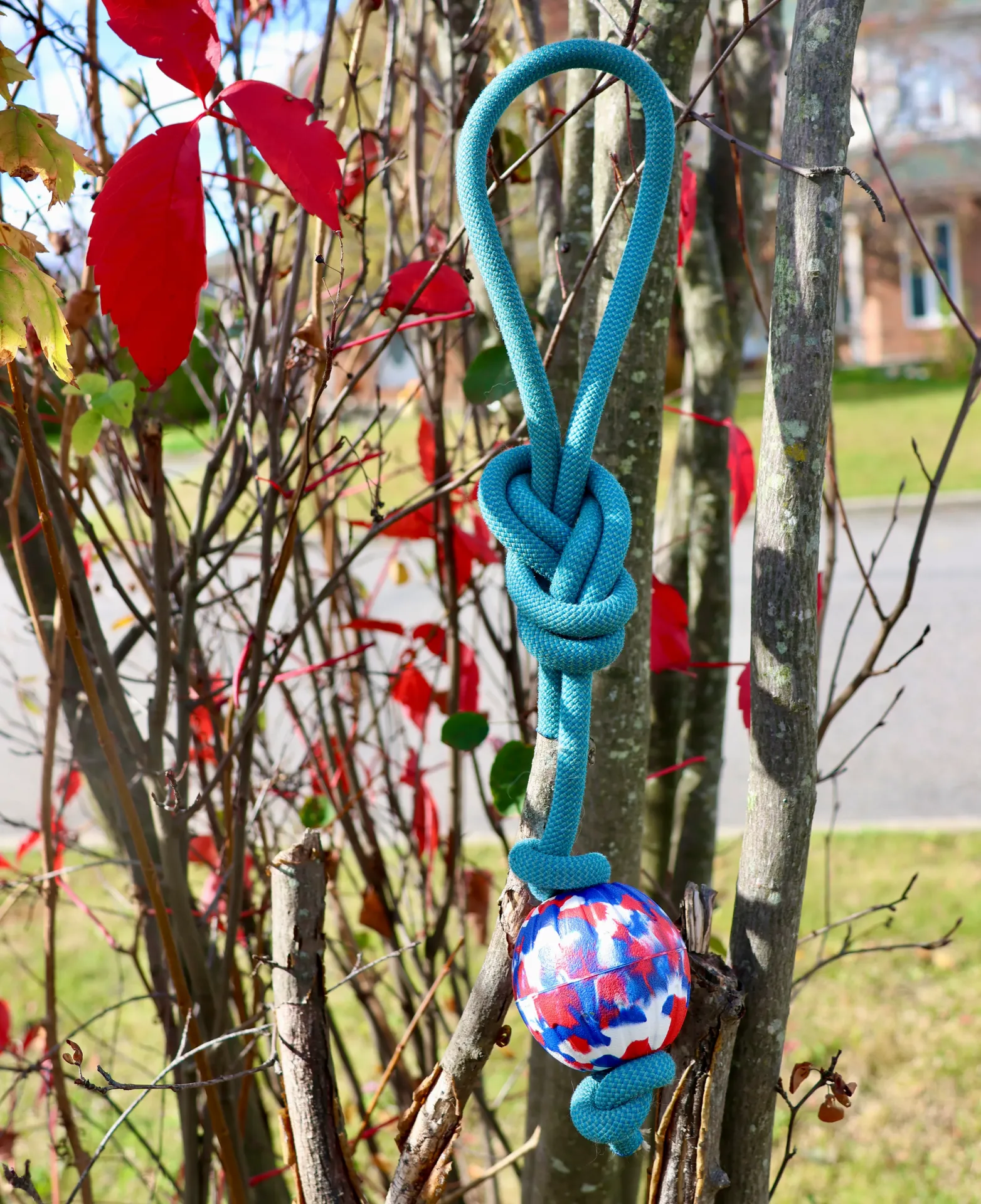 Balle TUG - corde recyclée avec poignée (Je préfère 5 cm)