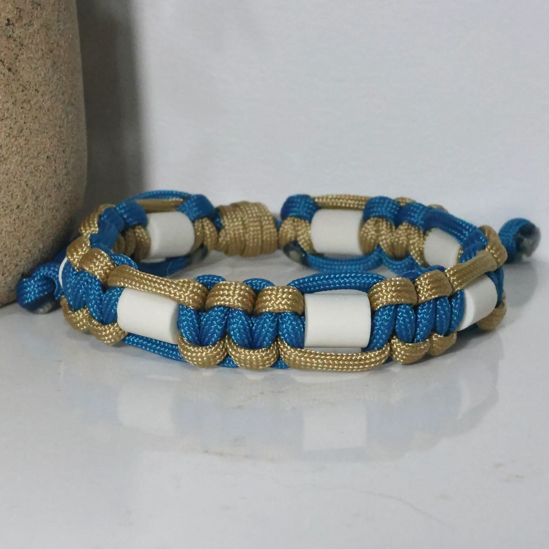 Collier EM Cobra (Bleu caraïbes et gold) (xx-small (7 à 11 pouces))